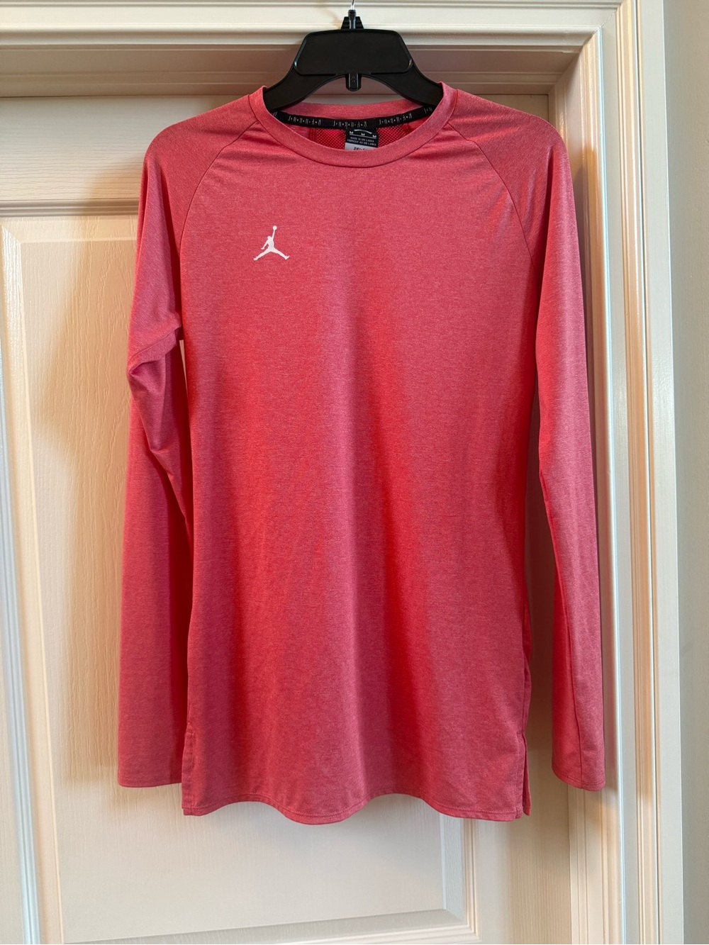 Jordan Long Sleeve Dri Fit Medium Shirt Red Men's RN# 56323